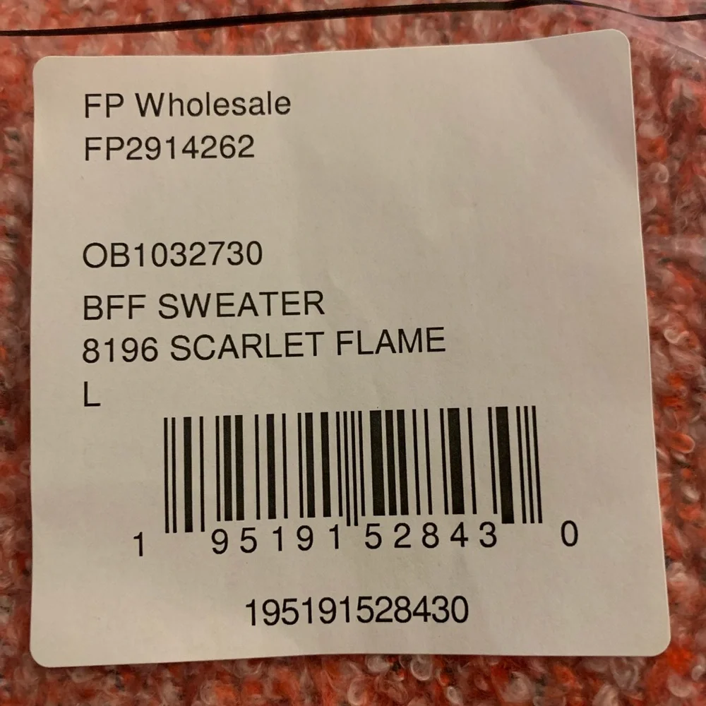 NWT! Free People BFF Cowl Neck Sweater. Various Sizes - Picture 7 of 10